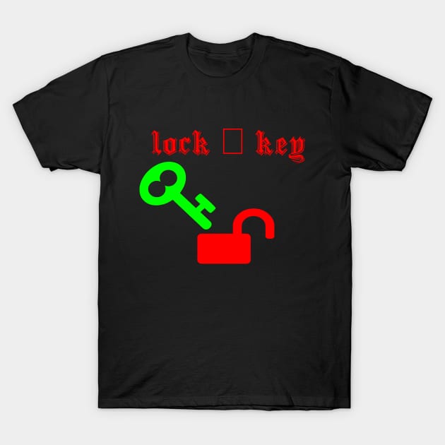 Lock And Key T-Shirt by Designz4U